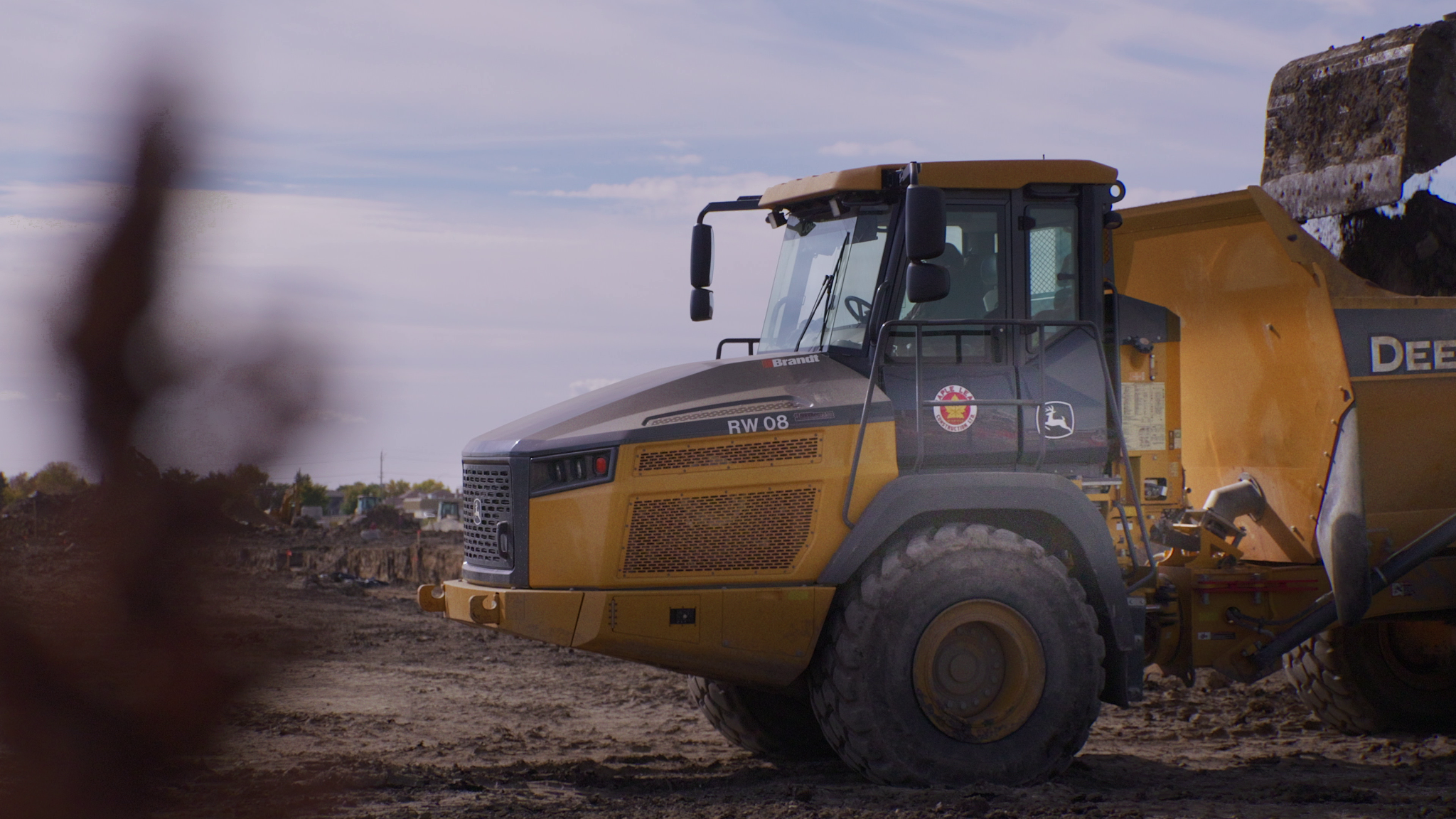 Maple Leaf Construction truck